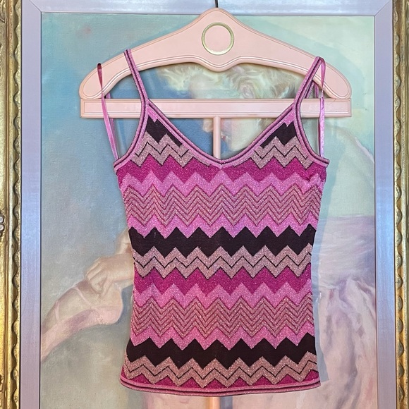 Caché pink tank top - Picture 4 of 5